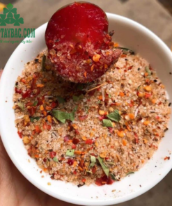 Chẩm chéo khô chấm hoa quả, đồ ăn mang hương vị đặc trưng Tây Bắc