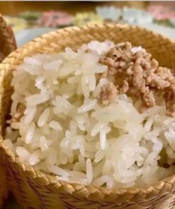 Gạo nếp nương nấu xôi cho hương vị thơm ngon đặc trưng
