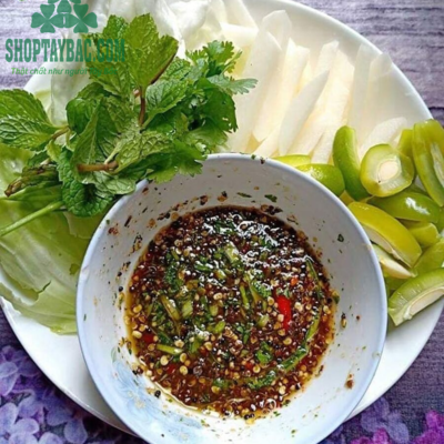 Gia vị hạt dổi pha nước chấm Tây Bắc