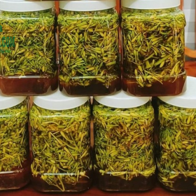 Hoa đu đủ đực ngâm mật ong