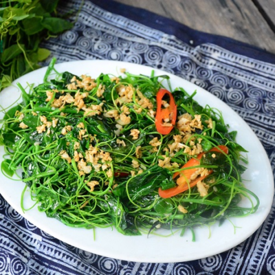 Rau bò khai xào