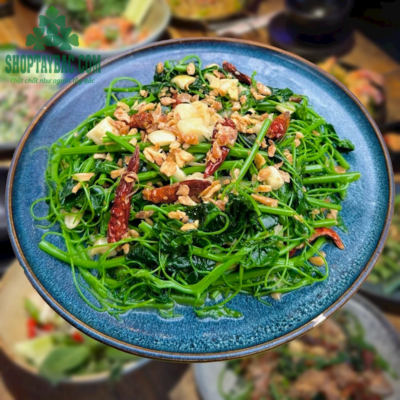 Rau bò khai xào tỏi
