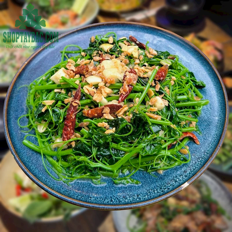 Rau bò khai xào tỏi