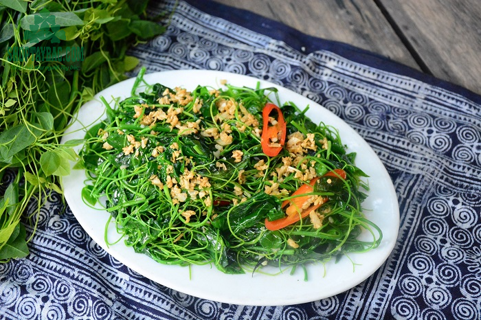 Rau bò khai xào