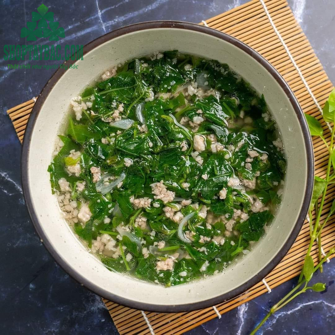 Rau ngót nấu thịt băm bổ dưỡng