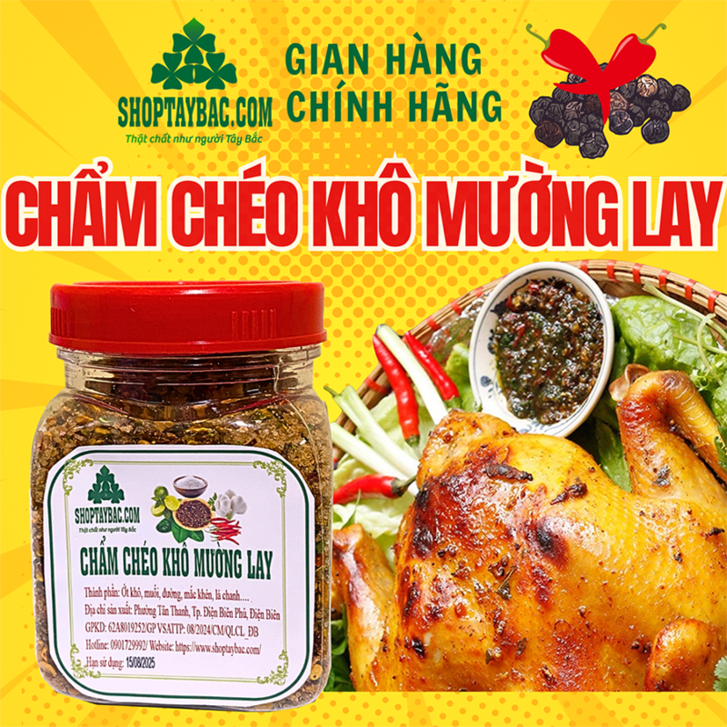 Chẳm chéo khô Tây Bắc (Combo 3 lọ 150gr)
