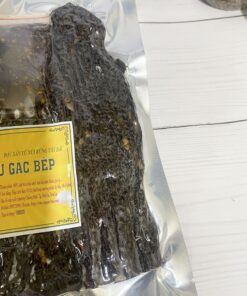 Thịt trâu khô gác bếp Tây Bắc chuẩn vị túi zip bạc hút chân không 500gr