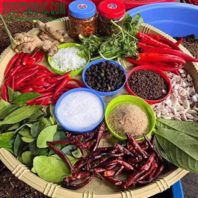 12 vị của chấm chéo giã tay Tây Bắc