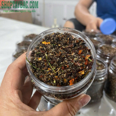Chẩm chéo giã tay mang đậm hương vị Tây Bắc