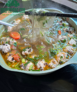 Miến nấu canh mọc