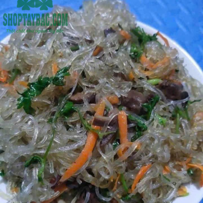 Miến xào lòng mề gà