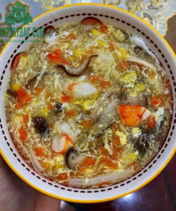 Súp gà nấm hương
