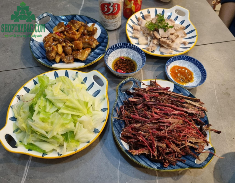 Thịt bò gác bếp Tây Bắc chuẩn vị (500g)