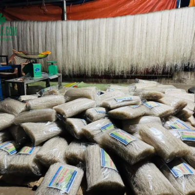 Xưởng sản xuất miến tại Nguyên Bình, Cao Bằng