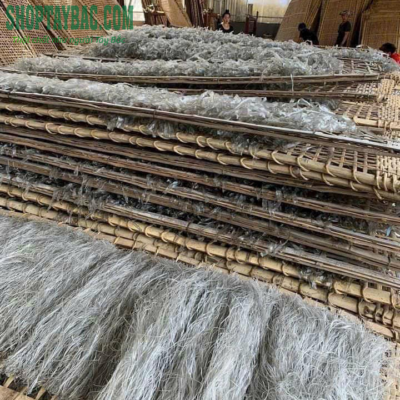 Xưởng sản xuất miến tại Nguyên Bình, Cao Bằng