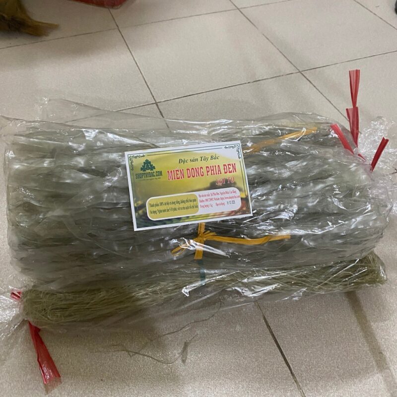 Miến dong Phia Đén Cao Bằng ( combo 1kg sợi to + 1kg sợi nhỏ)