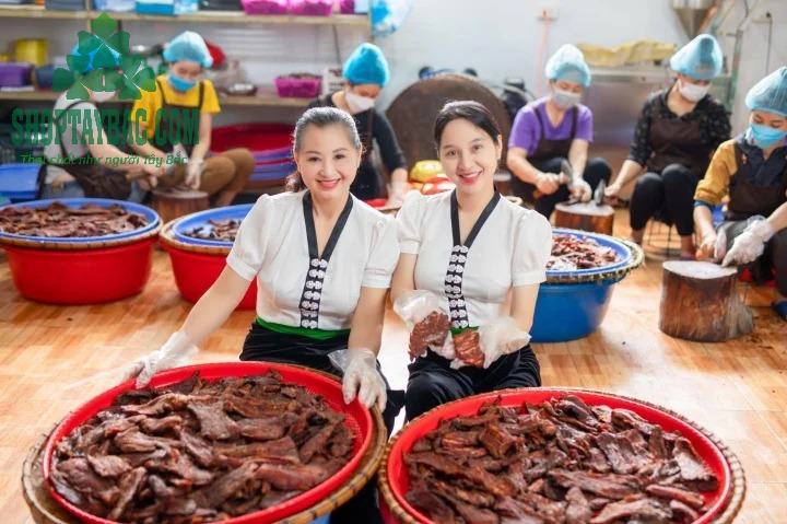 Cách làm thịt trâu gác bếp