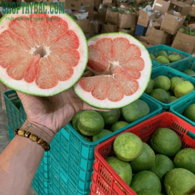Bưởi da xanh Hòa Bình - 1kg