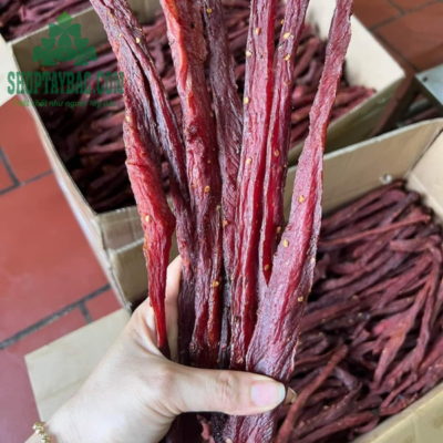 Thịt nai gác bếp thơm ngon chuẩn vị Tây Bắc