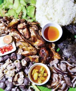 Cơm Séng Cù trong cỗ lá Tây Bắc