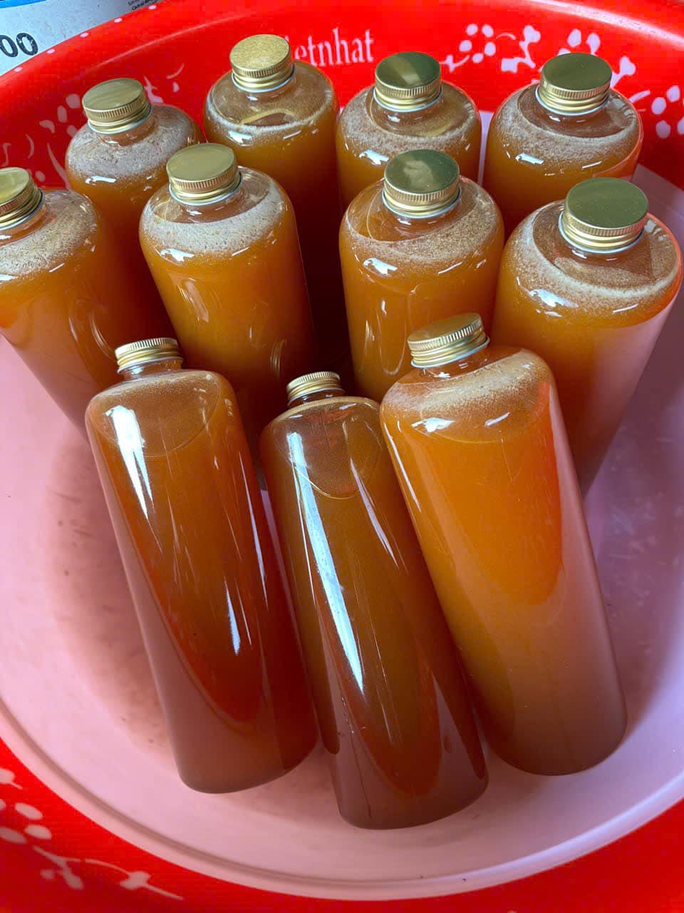 Mật ong khoái nguyên chất đóng chai 1 lít