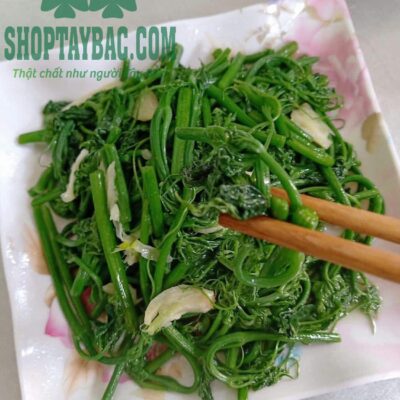 Ngọn Su su xào tỏi