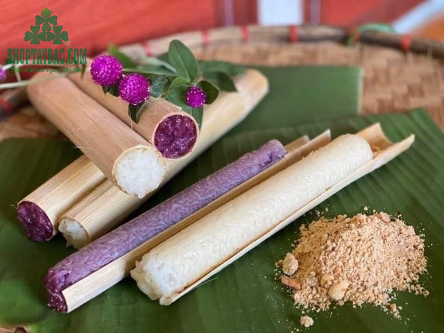 Cơm lam được làm từ gạo nếp nương thơm ngon chuẩn vị