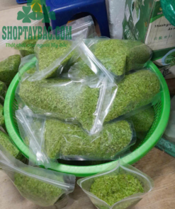Cốm xanh khô đóng túi