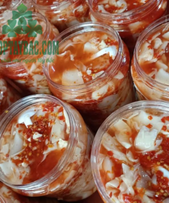 Măng tre ngâm tỏi ớt đóng hộp 1 kg