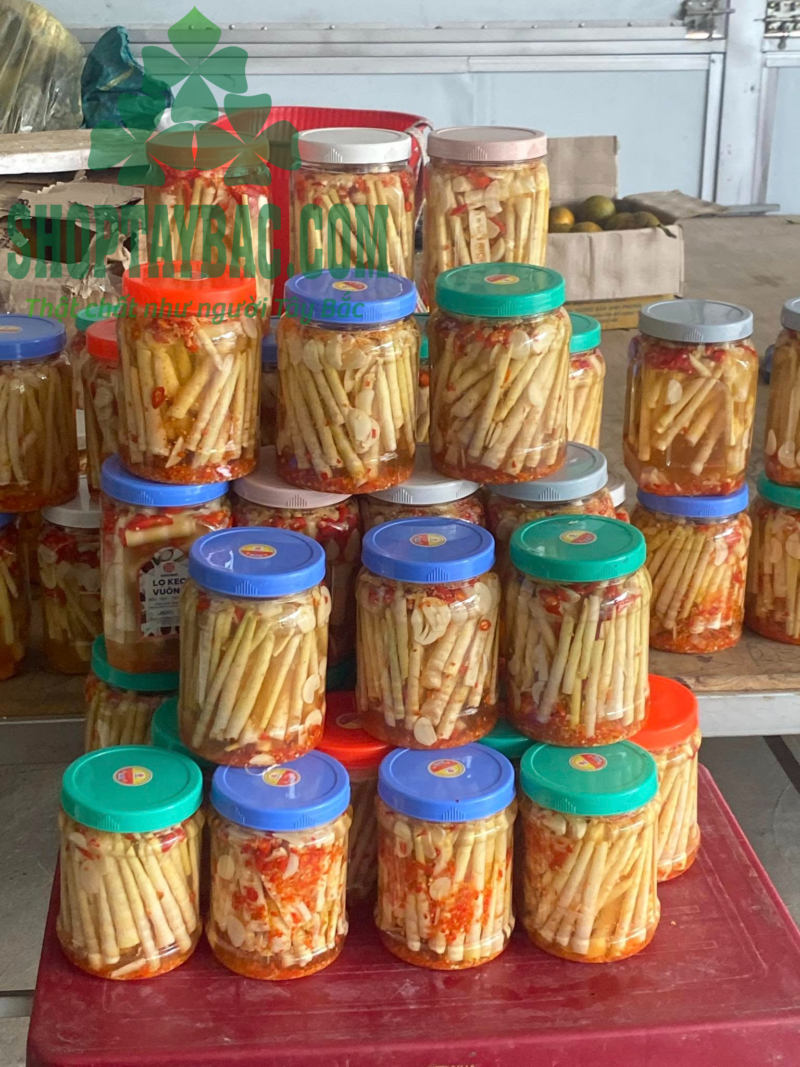Măng trúc ngâm tỏi ớt (hộp 1kg)
