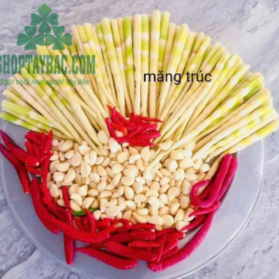 Măng trúc tự nhiên ngâm tỏi ớt thơm ngon chuẩn vị Tây Bắc