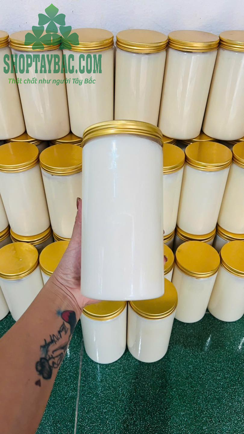 Mỡ lợn đen Tây Bắc đóng hộp 1kg