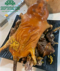 Thịt dúi rừng hấp nguyên con