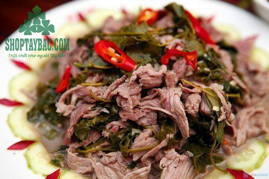 Thịt trâu lá nồm