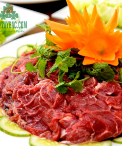 Thịt trâu nhúng mẻ