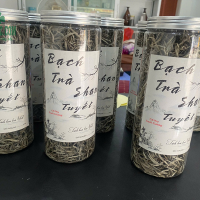 Bạch trà Shan tuyết đóng hộp 100gr