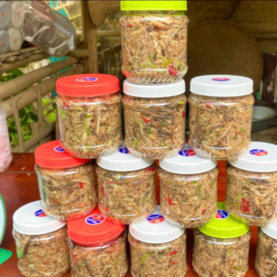 Cá kho giã ớt chế biến hoàn toàn thủ công