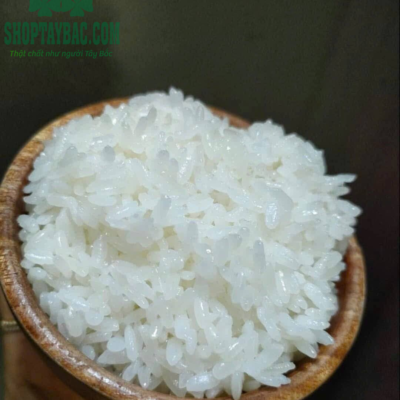 Cơm gạo séng cù dài thơm ngon đặc trưng gạo nương
