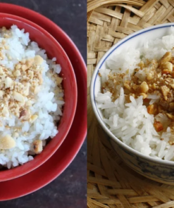 Cơm muối lạc vừng ngon lạ miệng