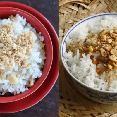 Cơm muối lạc vừng ngon lạ miệng