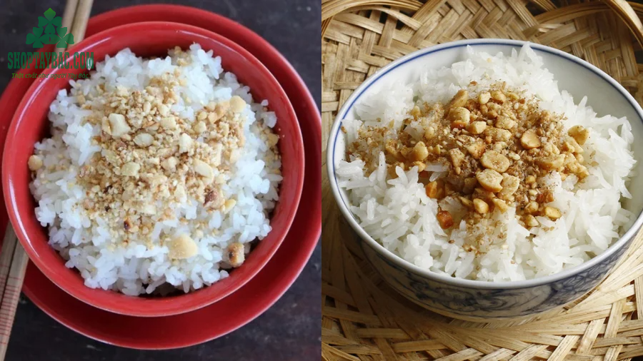 Cơm muối lạc vừng ngon lạ miệng