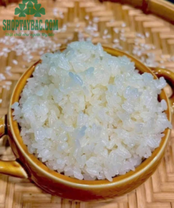 Cơm từ gạo séng cù tròn Mường Lò