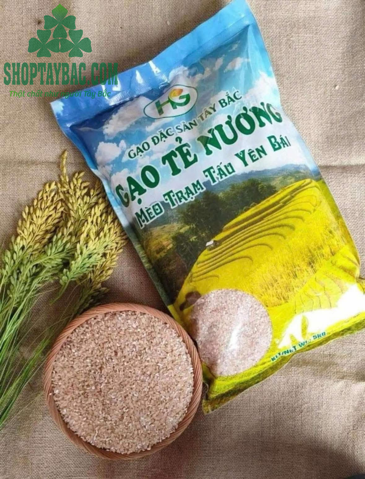 Gạo tẻ nương được khách hàng đặc biệt yêu thích