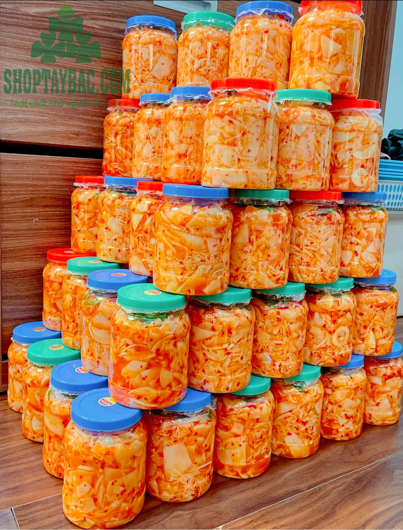 Măng ớt ngâm tại Shop Tây Bắc