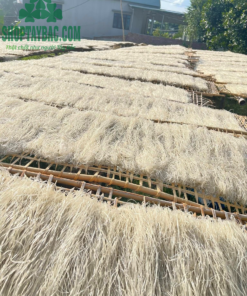 Miến dong Điện Biên được chế biến, phơi sấy thủ công tại làng nghê
