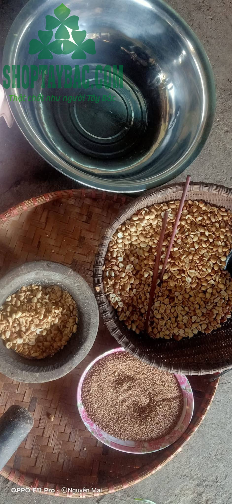Muối Lạc Vừng Giã Tay (hộp 500gr)