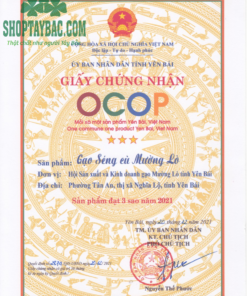 Sản phẩm đạt chất lượng OCOP 3 sao tỉnh Yên Bái