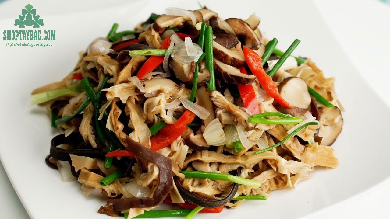 măng nứa khô xào thịt