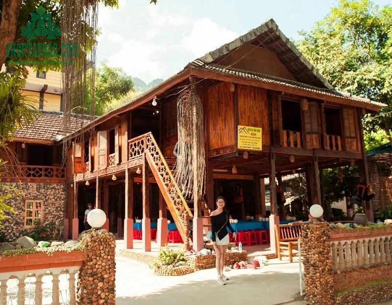 1 homstay tại bản Lác Mai Châu