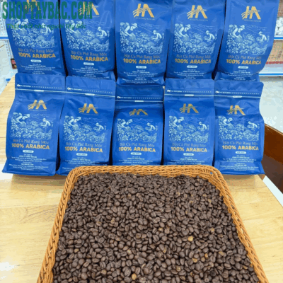 Cà phê Tây Bắc Arabica đóng túi 500gr